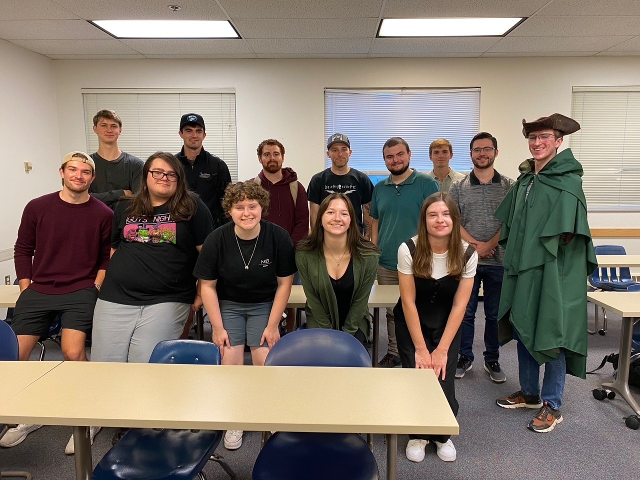 Students participate in class debate