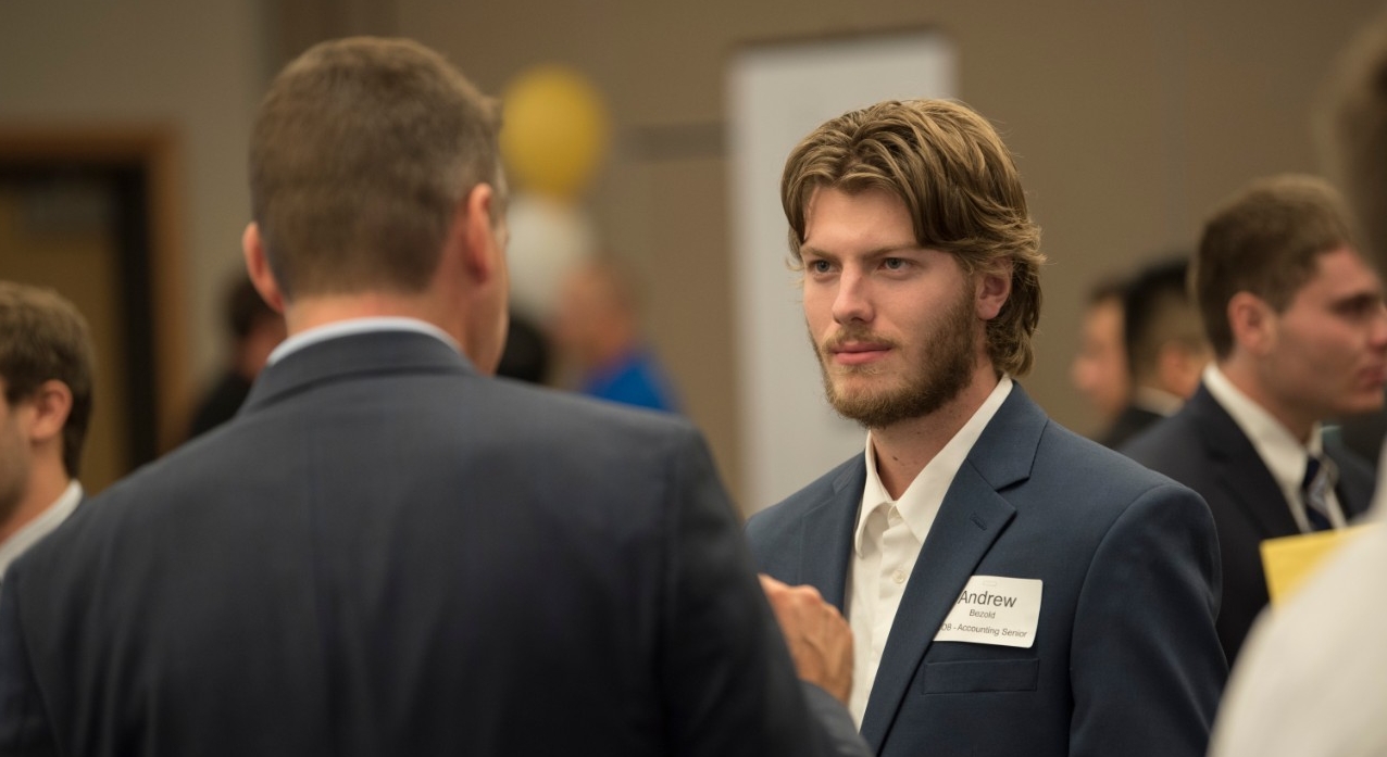 Students attending Career Fair 